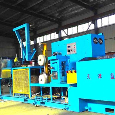New type of wire drawing and flattening all-in-one machine
