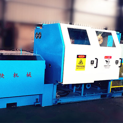 New type of wire drawing and flattening integrated machine